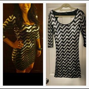 Sequence mini dress